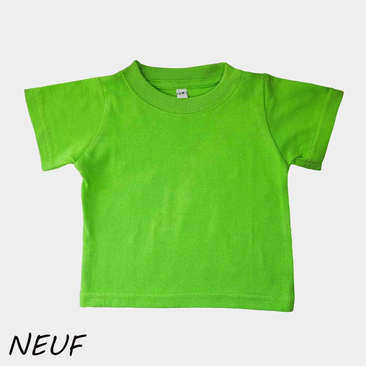 Tee-shirt Fait Main 100% coton - 6 Mois