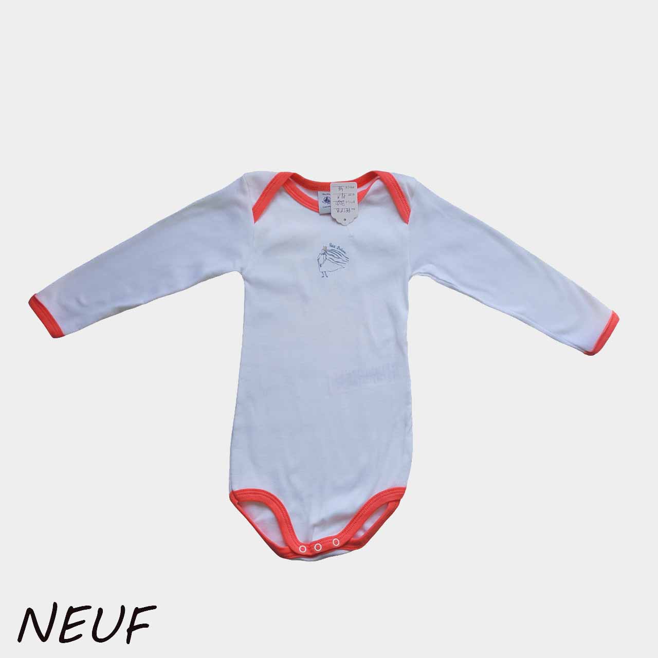 Body Petit Bateau - 18 Mois