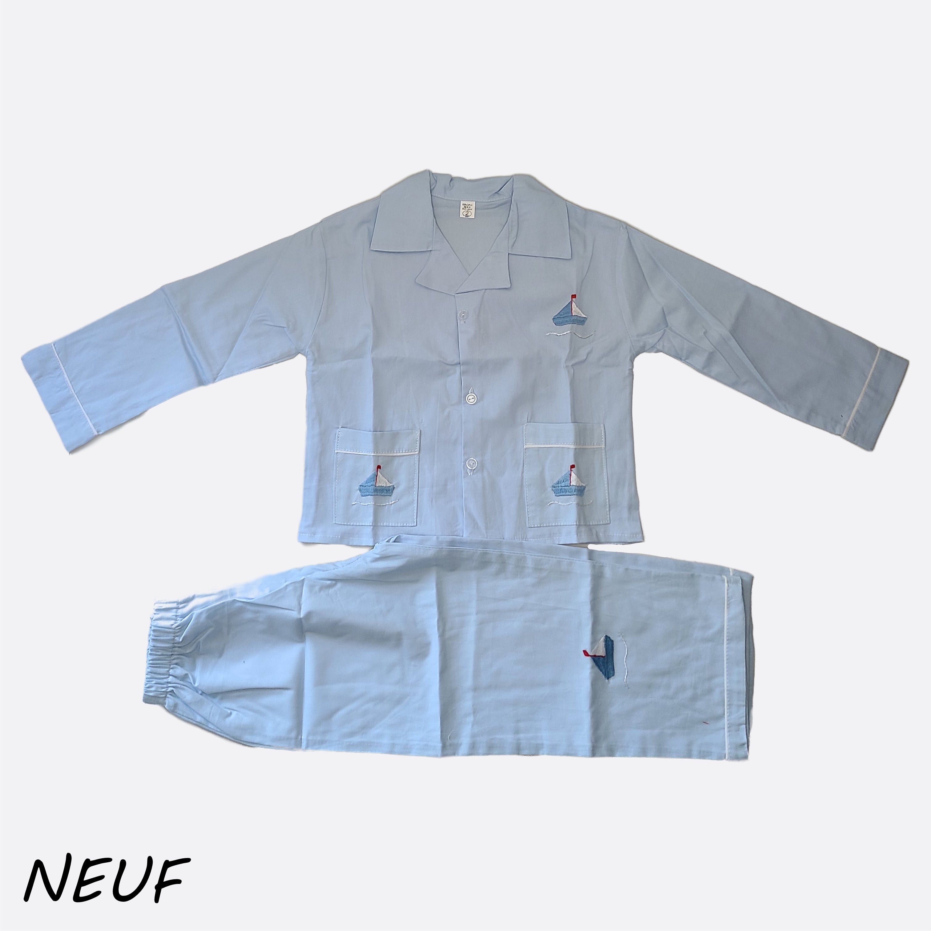 Pyjama Fait Main 100% coton - 24 Mois