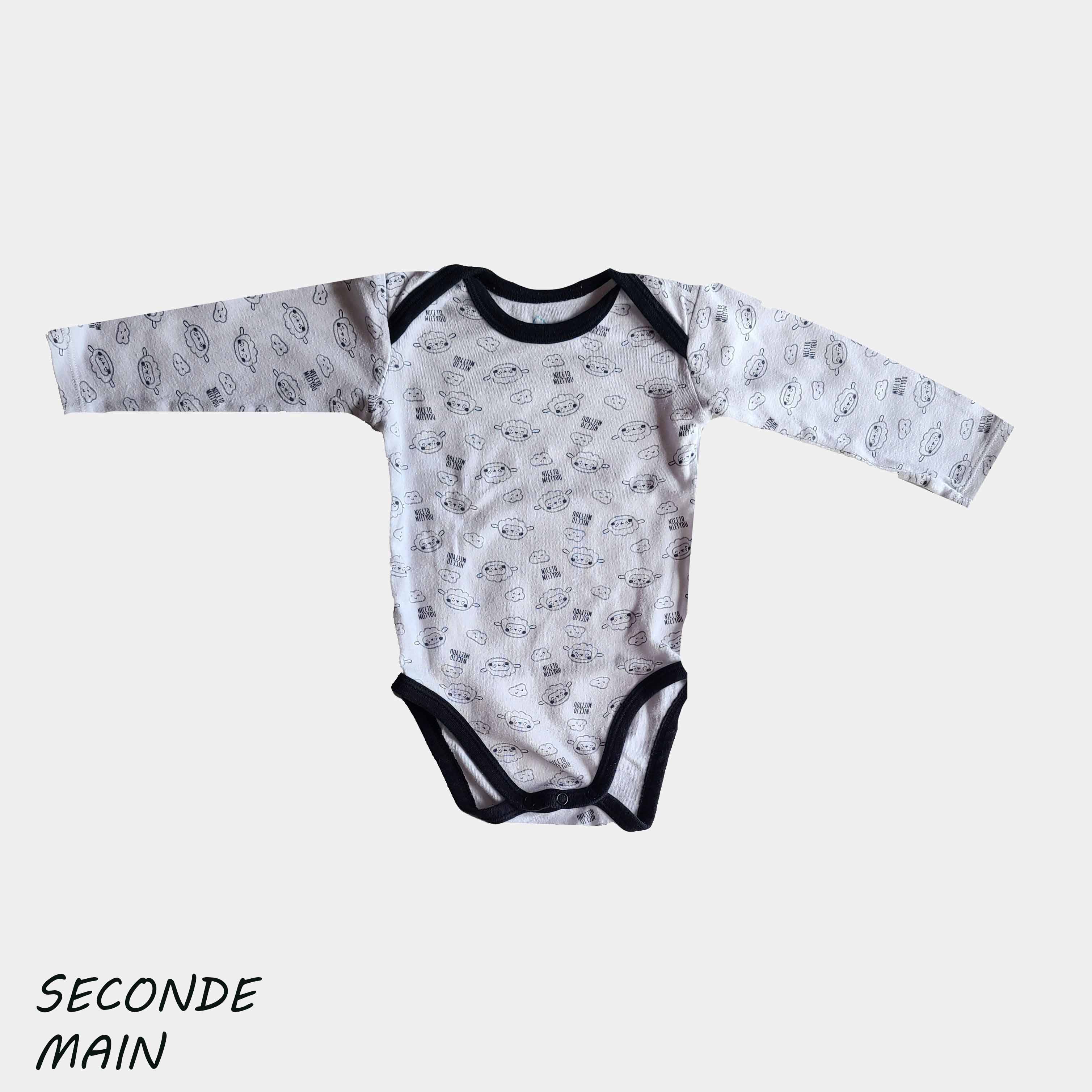 Body Du Pareil Au Même - 12 Mois