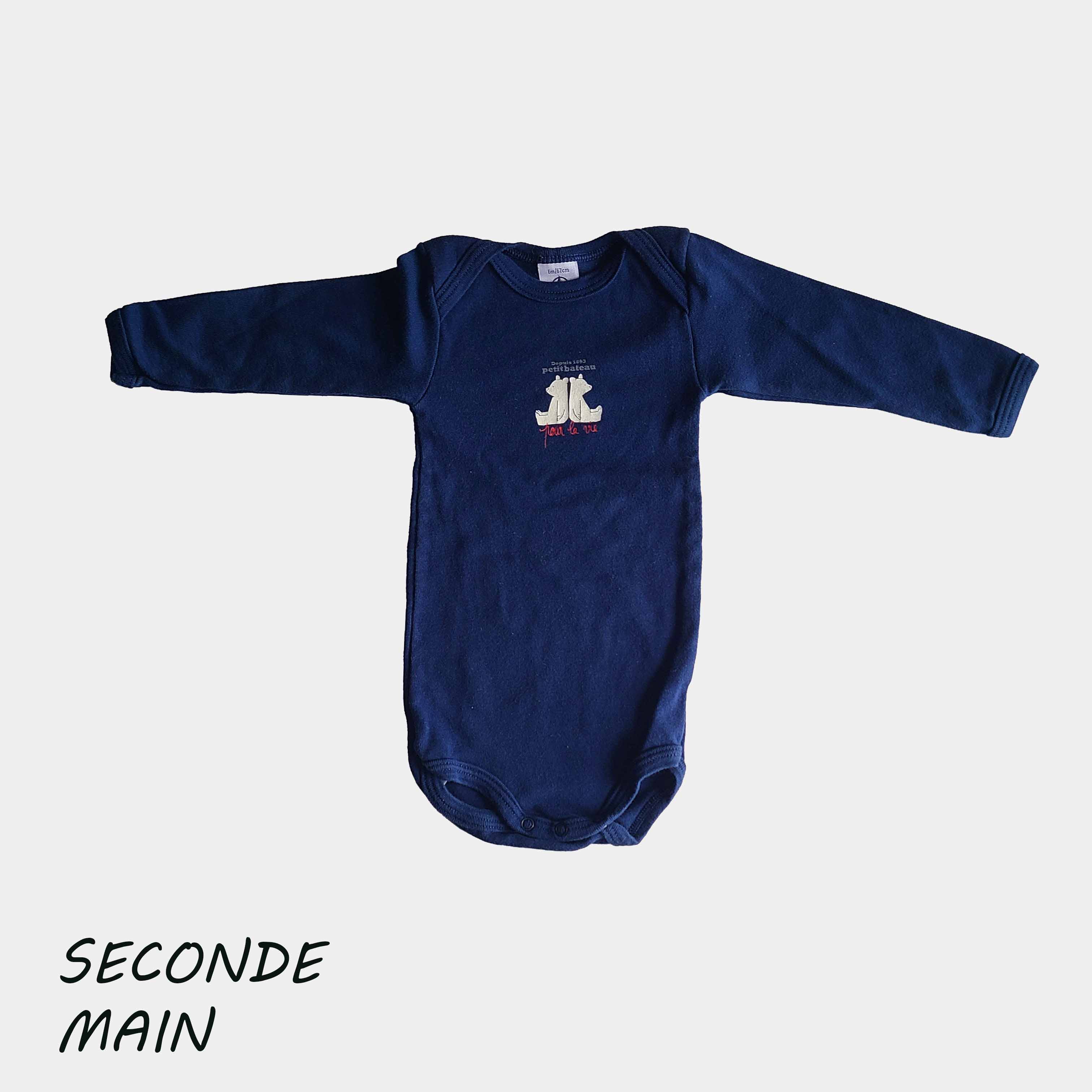 Body Petit Bateau - 6 Mois