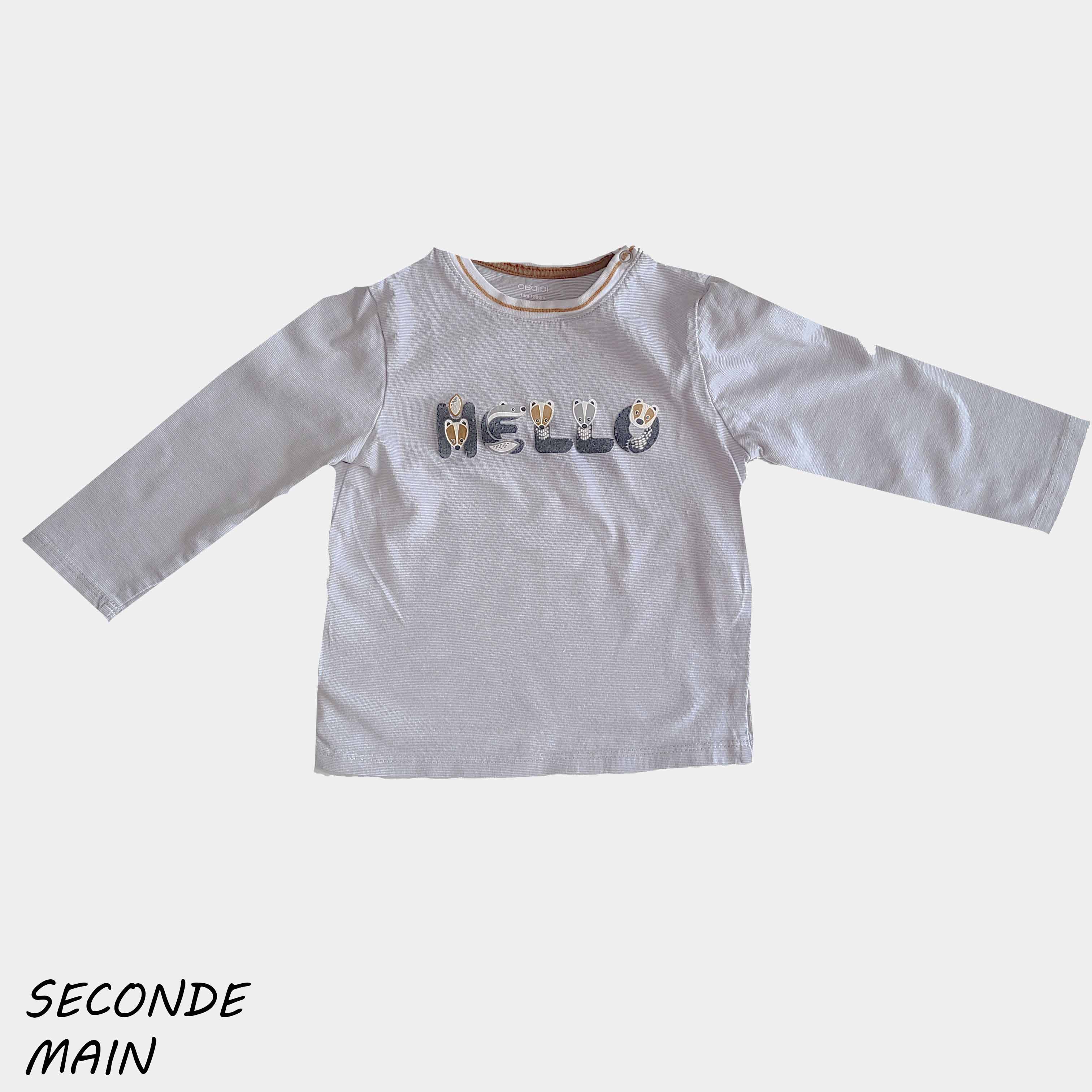 Tee-shirt Obaïbi - 18 Mois